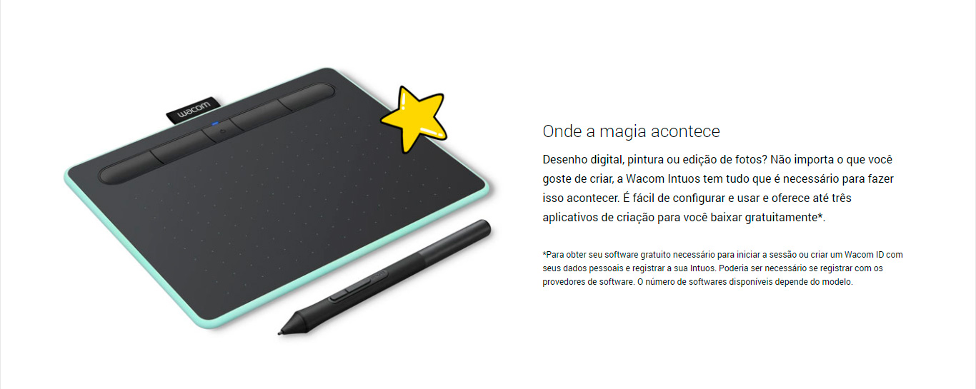  Mesa Digitalizadora Wacom Intuos Creative Pen Tablet Small Black Ctl4100 